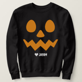 Moletom Abóbora assustadora do Feliz Halloween