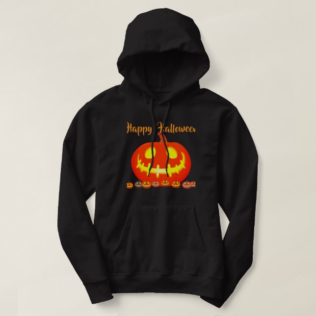 MOLETOM ABÓBORA DE HALLOWEEN (Frente do Design)