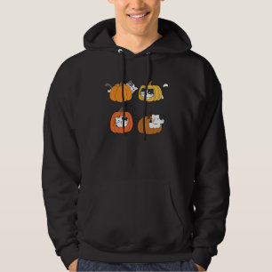 Moletom Abóbora de Jack no Halloween Gato na Lua Cheia