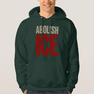 Moletom Abolição da tipografia minimalista de protesto ICE