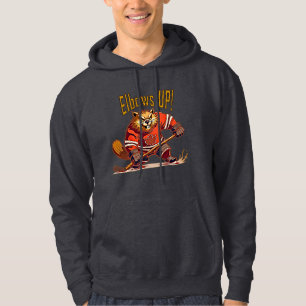 Moletom Abotovelos! Folha de Hockey Beaver, Folha de Mapea