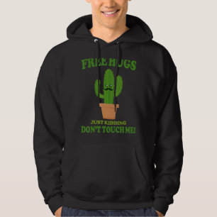 Moletom Abraços Grátis só brincando Não me toque Cactus nã