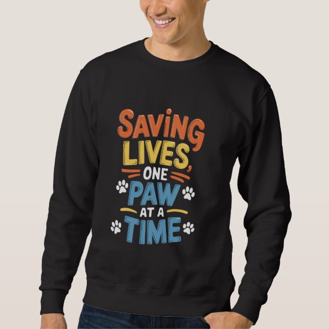 Moletom Abrigos para animais Salvar Design de animais de c (Frente)