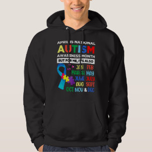 Moletom Abril É Mês de Consciência do Autismo Nacional Pre