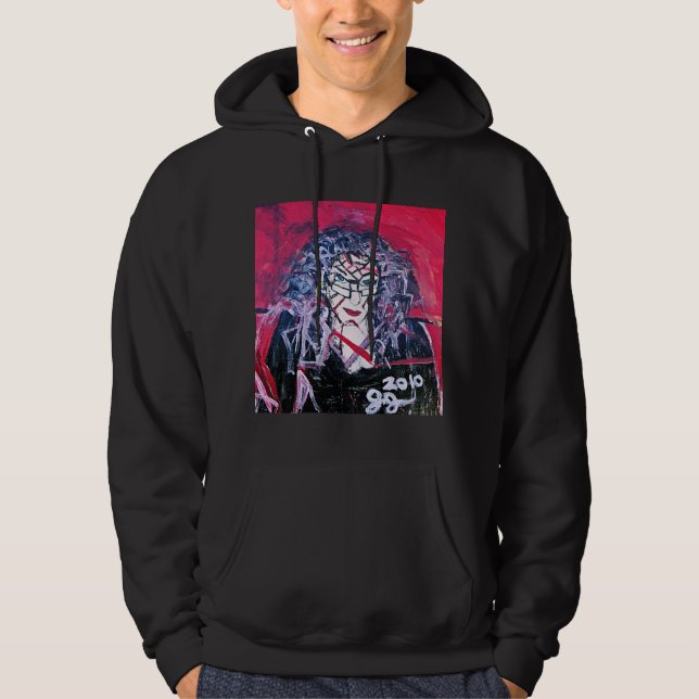 MOLETOM ABSTRAÇÃO DE CABELO SELVAGEM (Frente)