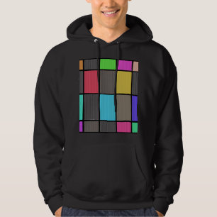 Moletom Abstração de Design Gráfico no Estilo Mondrian Dig