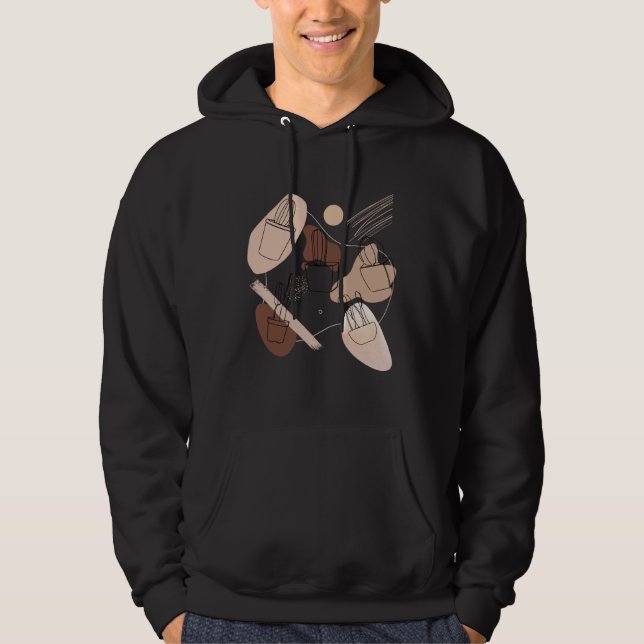 Moletom Abstract Minimalist Cactus  Aesthetic Boho Cactus  (Frente)