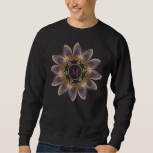 Moletom Abstrato Angel Wings Mandala Fractal Monograma