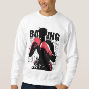 Moletom Abstrato Boxer Silhouette T-Shirt Design - Dinâmic