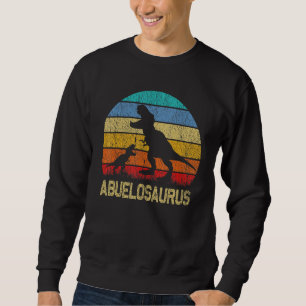 Moletom AbueloSaurus T Rex Dinosaur Abuelo Surus Família M