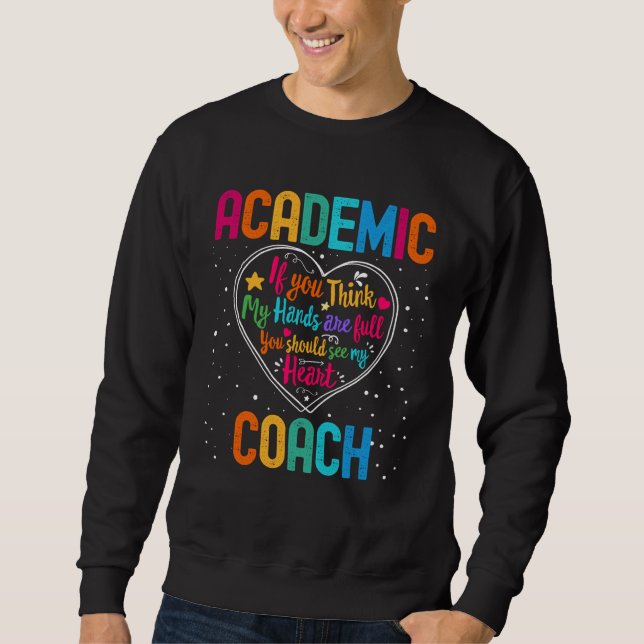 Moletom Academic Coach Appreciation Week Back to School He (Frente)