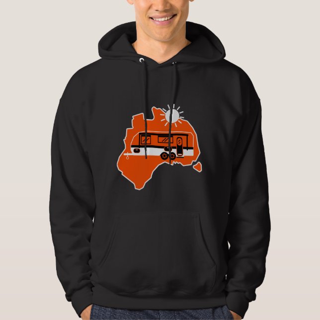 Moletom Acampamento Caravan australiano (Frente)