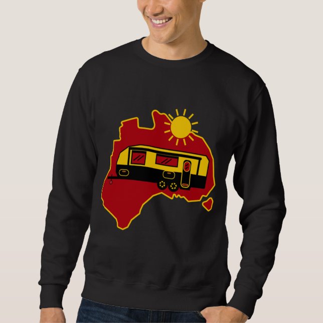 Moletom Acampamento Caravan australiano (Frente)