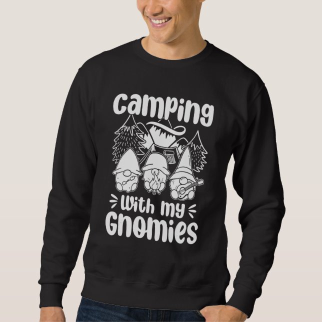 Moletom Acampamento Com Meu Gnomies Gnomo Camp 1 (Frente)