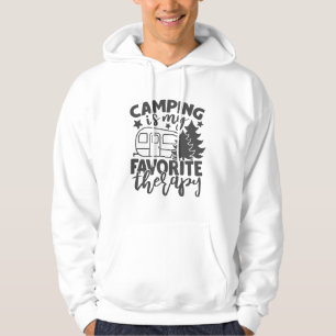 Moletom Acampamento É Minha Terapia Favorita Engraçada C
