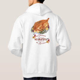 Moletom ação de graças elegante e vintage turkey