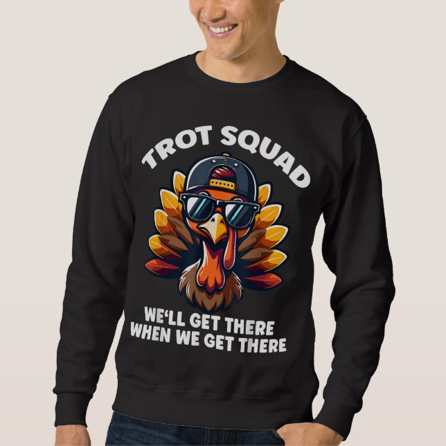 Moletom Ação de Graças Turquia Correndo Roupa Gear Costume (Frente)
