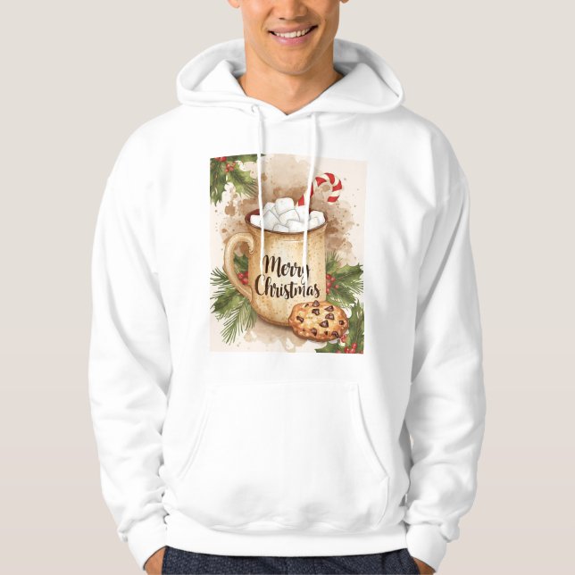 Moletom Aconchegante Natal alegre bolinho de Natal aconche (Frente)