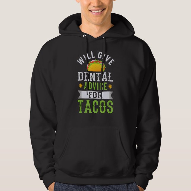 Moletom Aconselhamento Dental Para Tacos Dentist Assistant (Frente)