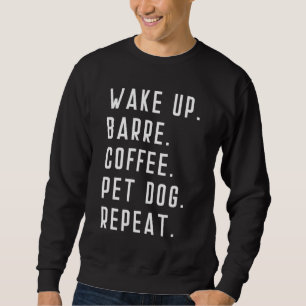 Moletom Acordar Café Cachorro Balé Yoga Mens Mães F