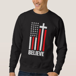 Moletom Acredite em Jesus Bíblia Cristo Fé Religião Confir