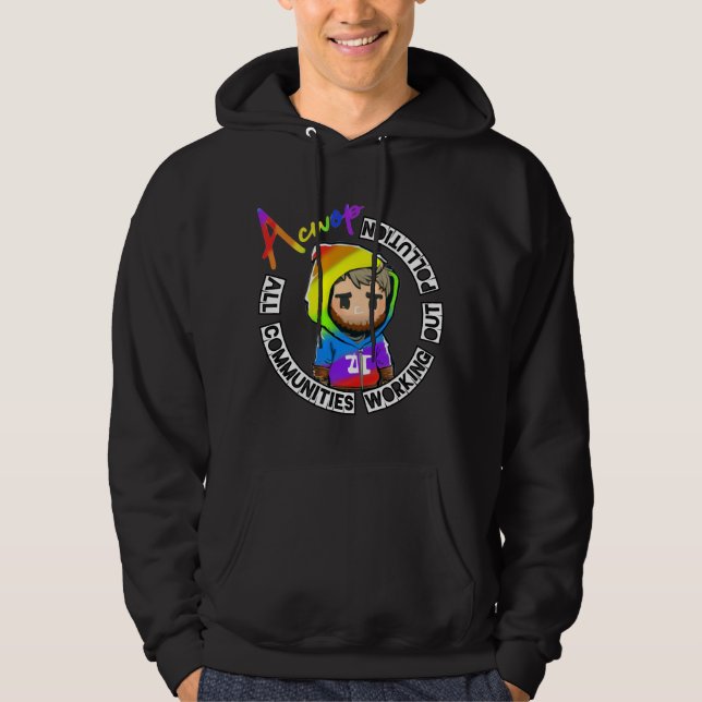 Moletom Acwop Men's Rainbow Hoodie (Frente)