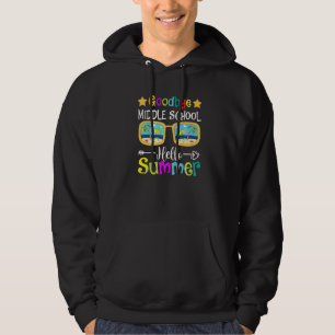 Moletom Adeus Escola Média Olá Verão Óculos de sol Últimos