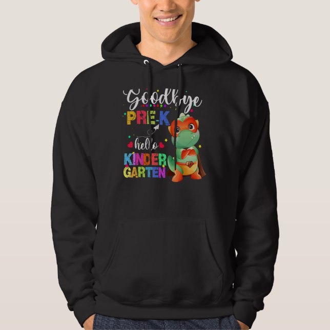 Moletom Adeus Pré K Olá Jardim de Infância Feliz Dia Passa (Frente)