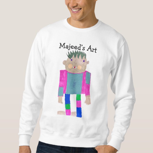 Moletom Adicione a Arte do seu Filho a isso  (Frente)