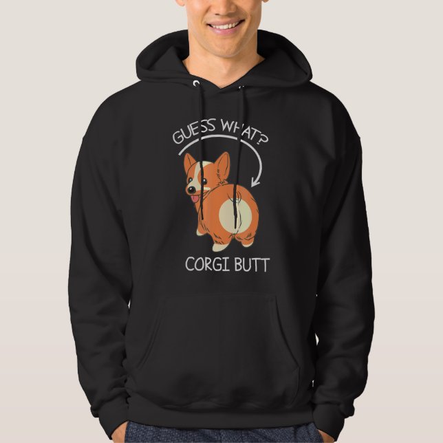 Moletom Adivinha Que Bumbum Corgi (Frente)