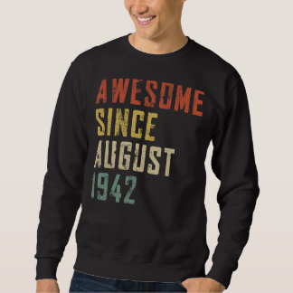 Moletom Admirável De 80 Anos Desde Agosto De 1942 80 B