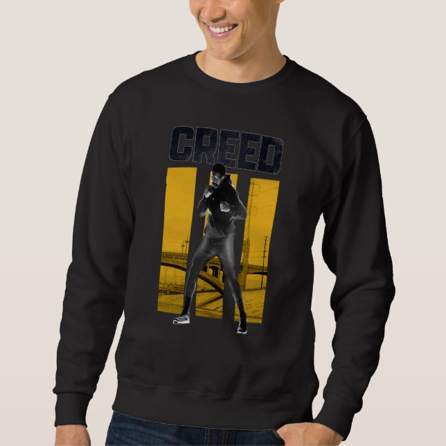 Moletom Adonis Creed Pose com III Amarelo (Frente)