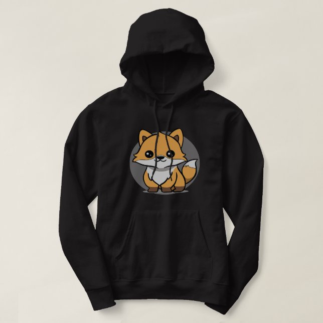 Moletom Adorável Chibi Kawaii Baby Fox Lover 20 (Frente do Design)