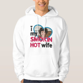 Moletom Adoro a foto personalizada da minha mulher gostosa