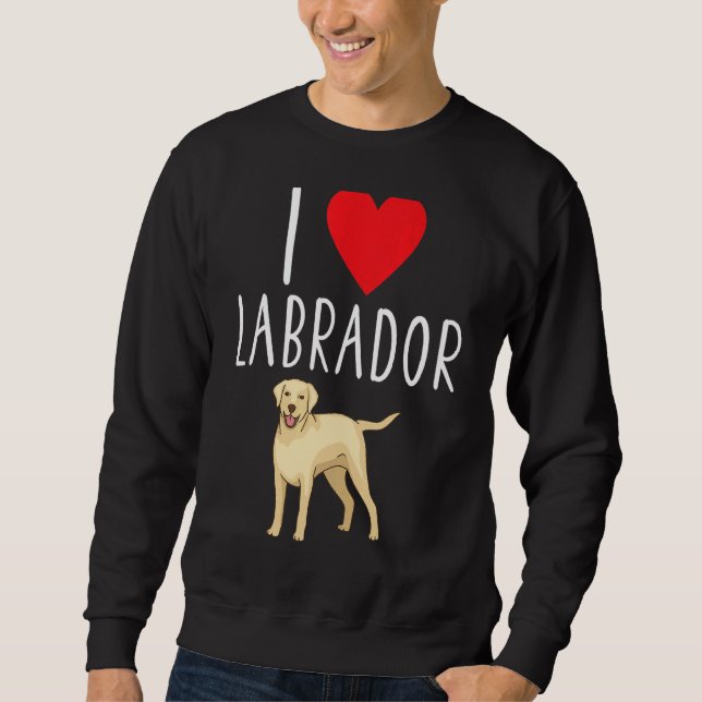 Moletom Adoro Labrador Lab Retriever Labrador (Frente)