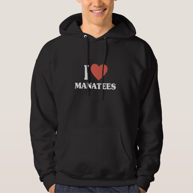 Moletom Adoro Manatees Manatee Florida Sea Cow (Frente)