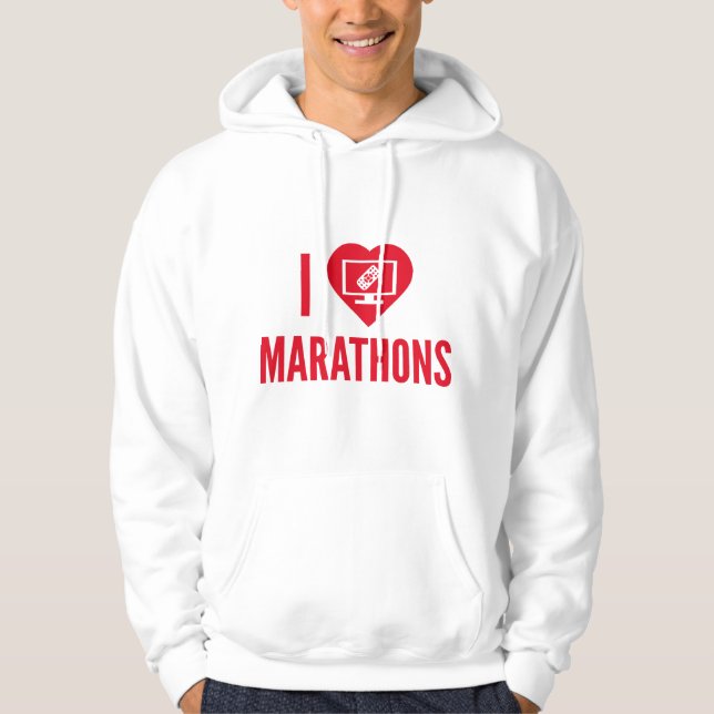 Moletom Adoro maratonas (Frente)