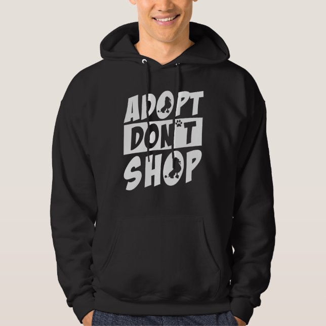 Moletom Adotar Poodle Não Comprar (Frente)