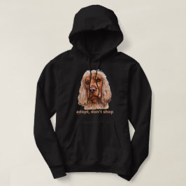 Moletom ADOTE, NÃO COMPRE (Cocker Spaniel Inglês)        
