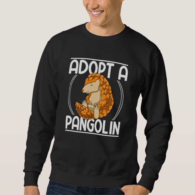 Moletom Adote Um Pangolim  Pangolins  Pangolim (Frente)