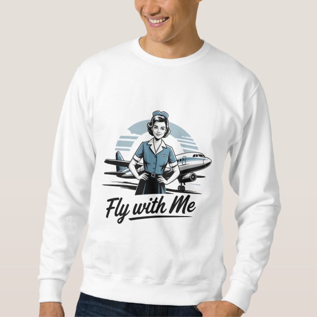 Moletom aeromoça escandinava (Frente)