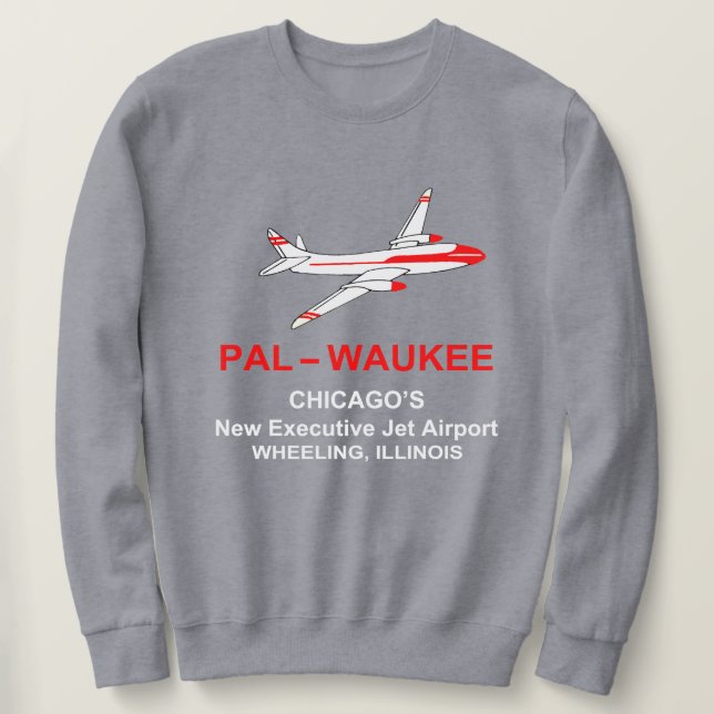 Moletom Aeroporto de Palwaukee, Wheeling, Illinois (Frente do Design)