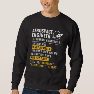 Moletom Aerospace Engenheiro Noun Engraçado