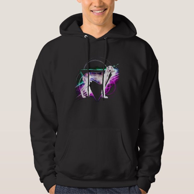 Moletom Aesthetic Galaxy Saluki (Frente)