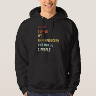 Moletom Affenpinscher Cachorro E Café