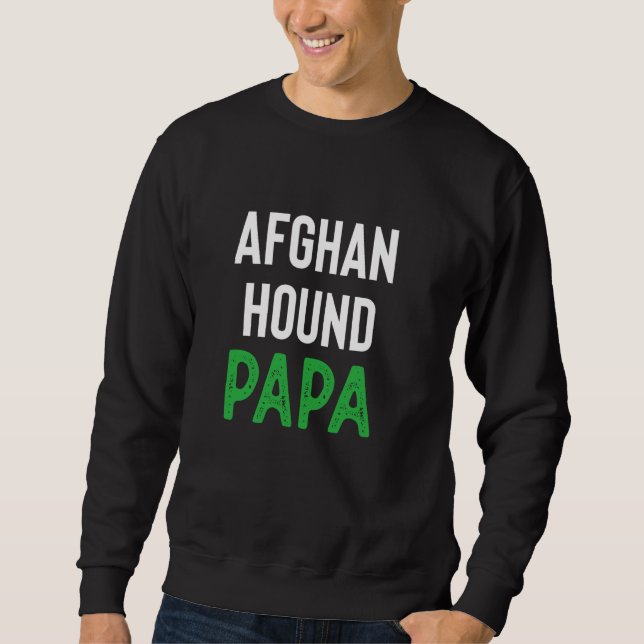 Moletom Afghan Hound Papa (Frente)
