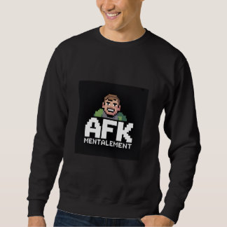 Moletom AFK Mentalement Chibi Gamer Pixel Art