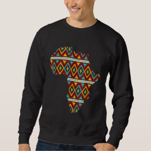 Moletom África Mapa étnico Dashiki Kente Legal Afro-Americ