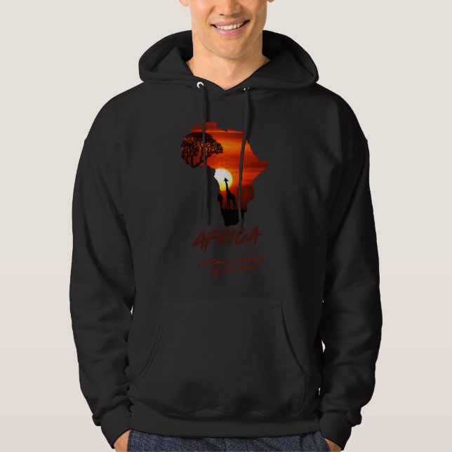 Moletom África - Uma árvore é conhecida pelo seu fruto. (Frente)