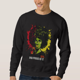 Moletom Afro 92 Design de Cabelo Natural Orgulhoso